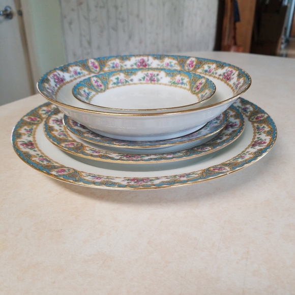 Bowa & Dotter Limoges France 5 pc Place Setting - Picture 2 of 8